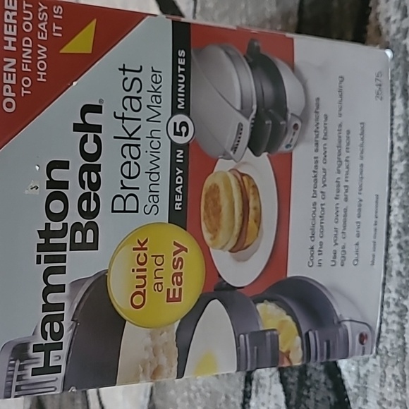 HAMILTON BEACH ALL-IN-ONE BREAKFAST SANDWICH MAKER - Picture 3 of 8